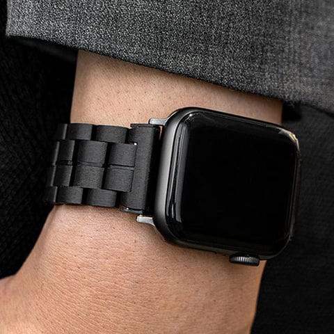 VOWOOD ボーウッド 天然木バンド for Apple Watch アップルウォッチ 45/44/42mm 黒檀 VW74036AWCP  【同梱不可】[▲][AS] 【同梱不可】