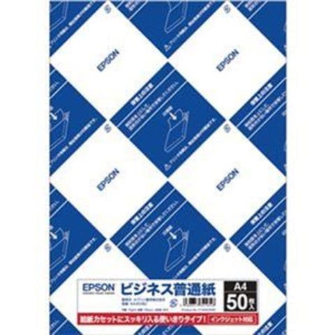 業務用 まとめ買い エプソン ビジネス普通紙 A4KA450BZ 1冊（50枚）【×50セット】 パソコン 周辺機器 コピー用紙  印刷用紙【同梱不可】【代引不可】[▲][TP]