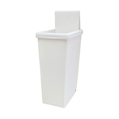 平和工業 スライドペール 45Lホワイト 1個 ゴミ箱 ダストボックス 【同梱不可】【代引不可】[▲][TP]