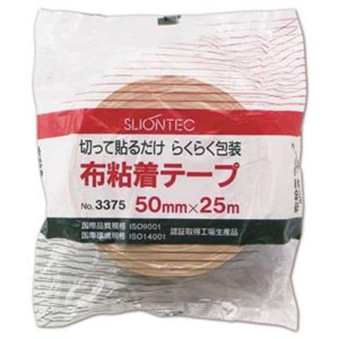 スリオンテック 布テープ No.337500 50mm×25m No.337500-50x25DB 1セット（30巻）文房具  事務用品【同梱不可】【代引不可】[△][TP] - Com