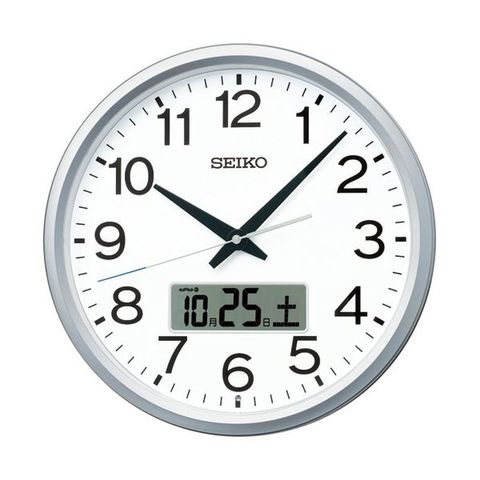 セイコー プログラム電波掛時計カレンダー表示付 PT202S 1台 【同梱不可】【代引不可】[▲][TP]