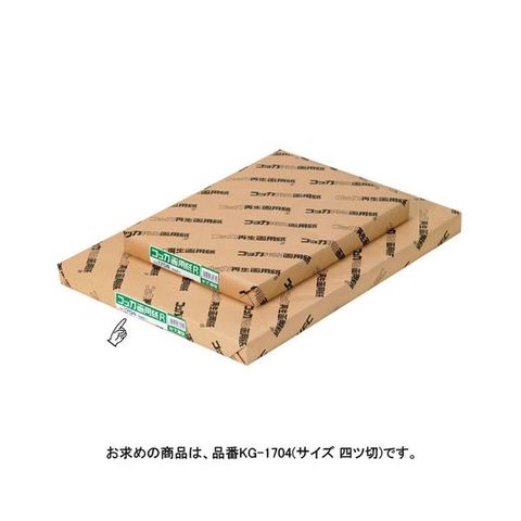 コッカ再生画用紙 4切 100枚入 KG-1704 【同梱不可】【代引不可