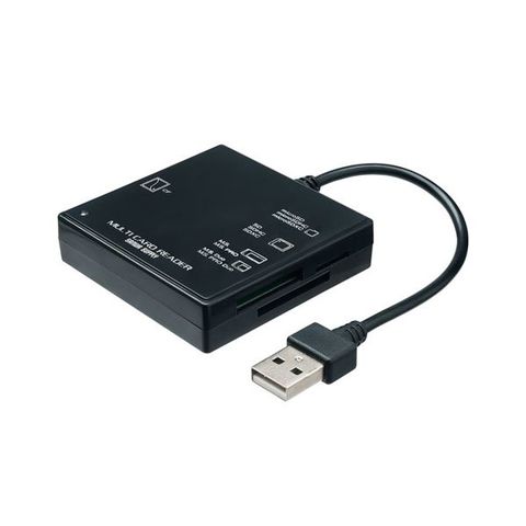 【5個セット】 サンワサプライ USB2.0 カードリーダー ブラック ADR-ML23BKNX5 【同梱不可】【代引不可】[▲][TP]