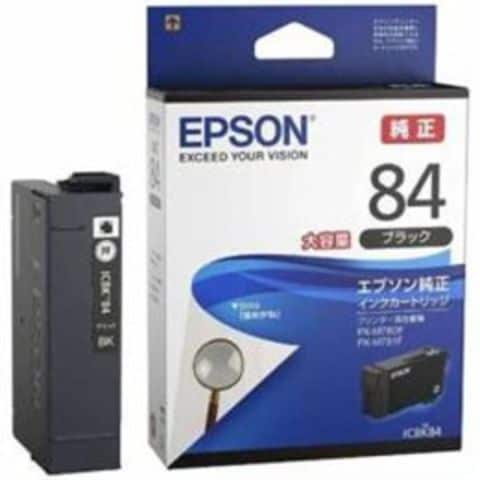 EPSON 純正 インクカートリッジ ブラック 大容量タイプ ICBK84【同梱不可】【代引不可】[▲][TP]