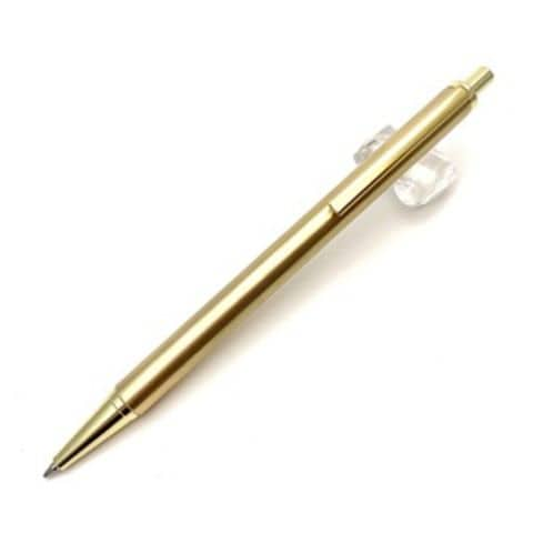 金属 ボールペン/文房具 【真鍮 ゴールドカラー】 日本製 0.7mm 文具 オフィス用品 ステーショナリー『Metal  Pen』【同梱不可】【代引不可】[▲][TP]