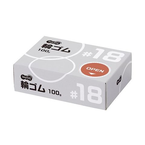 まとめ買い TANOSEE 輪ゴム わごむ ワゴム 文具 雑貨 #18 100g1箱【×20