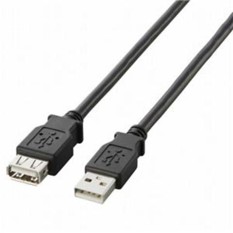 業務用 まとめ買い エレコム USB2.0延長ケーブル(A)オス-(A)メス