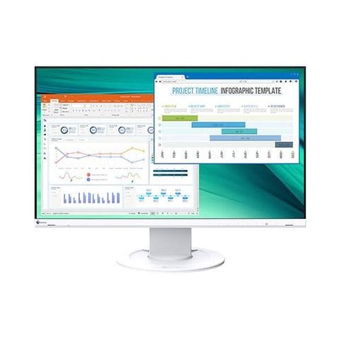 EIZO FlexScan 23.8型カラー液晶モニター ホワイト EV2460-WT 1台 【同梱不可】【代引不可】[▲][TP]