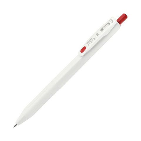 まとめ買い ゼブラ ゲルインクボールペン サラサR 0.5mm 赤 (軸色：白