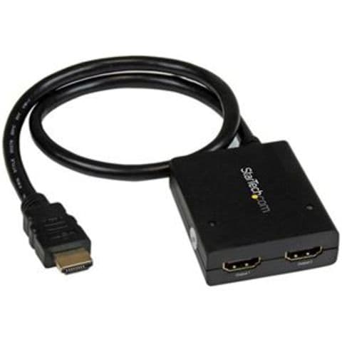 StarTech.com 2出力対応4K HDMI 分配器スプリッター USBバスパワー/AC