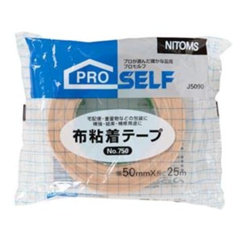 ニトムズ 布粘着テープ No.750POS 50mm×25m J5090 1セット（30巻） 文房具 事務用品【同梱不可】【代引不可】[▲][TP]