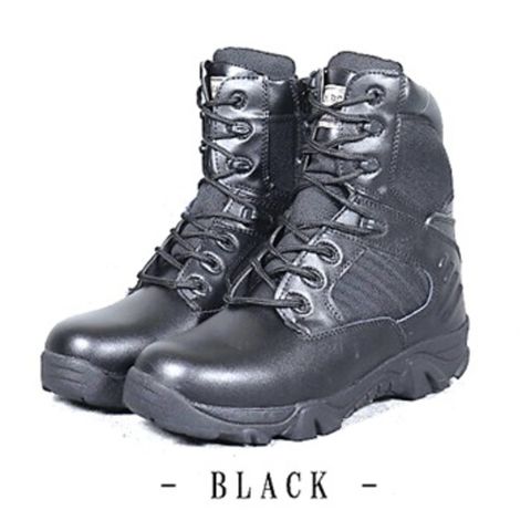 アメリカ軍 サイドジッパブーツ／靴 特殊部隊 DE LTA モデル ブラック 8W（26cm） 【同梱不可】【代引不可】[▲][TP]