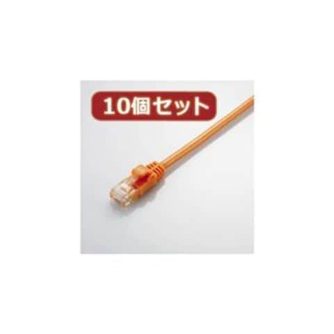 10個セット エレコム Gigabit やわらかLANケーブル（Cat6準拠） LD-GPY