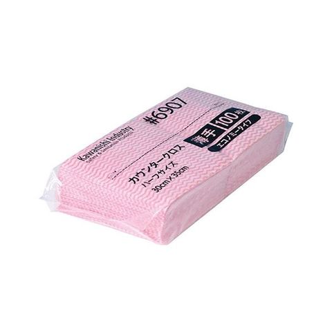 橋本 カウンタークロス（ハーフ）薄手 ピンク （５０枚×２４袋
