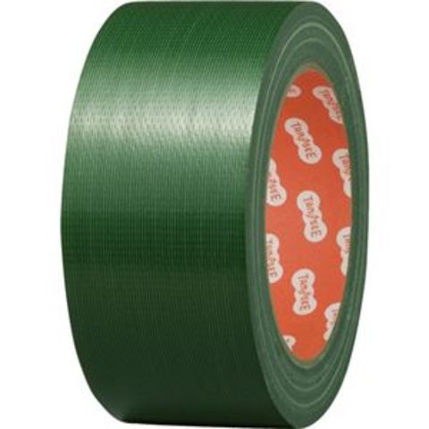 TANOSEE 布テープ（カラー）50mm×25m 緑 1セット（30巻） 文房具 事務用品【同梱不可】【代引不可】[▲][TP]