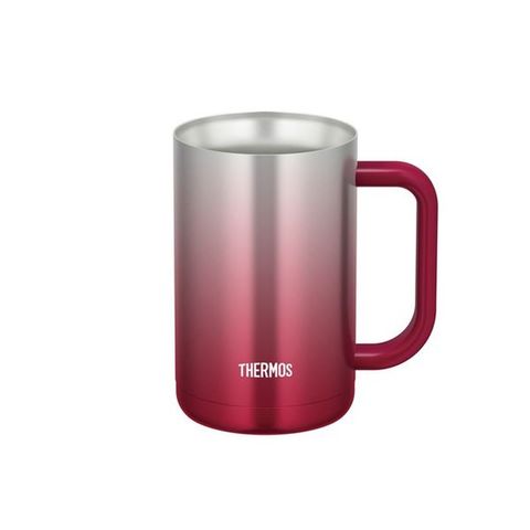 【3個セット】 THERMOS(サーモス) 真空断熱ジョッキ 600ml スパークリングレッド JDK-600C 【同梱不可】【代引不可】[▲][TP]