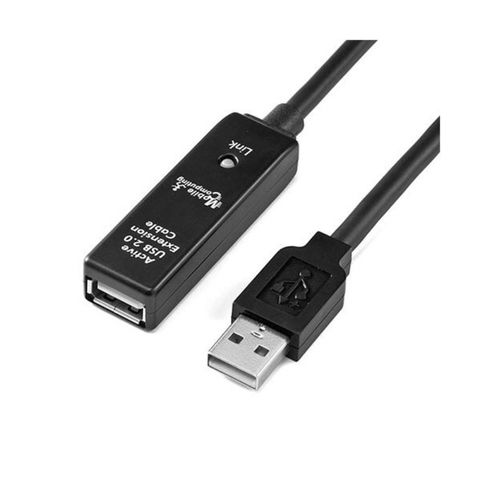 サンワダイレクト USB2.0延長ケーブル 15m ブラック 500-USB006 1本 【同梱不可】【代引不可】[▲][TP]