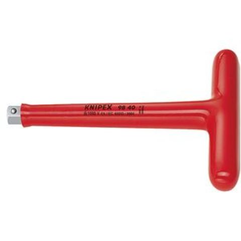 KNIPEX（クニペックス）9840 （1／2SQ）絶縁T型ハンドル 1000V DIY 工具【同梱不可】【代引不可】[▲][TP]