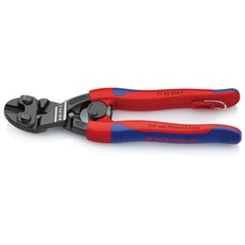 KNIPEX（クニペックス）7122-200TBK 小型クリッパー ベントヘッド バネ