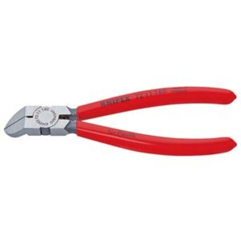 KNIPEX（クニペックス）7211-160 プラスチック用ニッパー 45゜（SB） DIY 工具【同梱不可】【代引不可】[▲][TP]