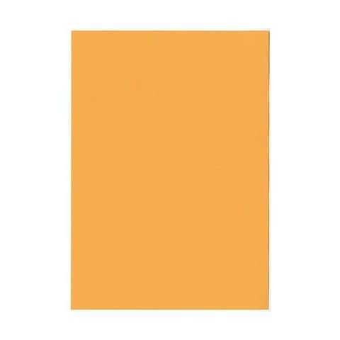 北越コーポレーション 紀州の色上質 A4 Y目 超厚口 オレンジ 1冊(100枚
