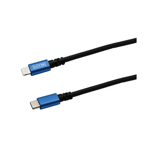 wantobe USB Type-C to Lightning ライトニング ケーブル プレミアムBL WCLCAN100BL ブルー  【同梱不可】【代引不可】[▲][TP]