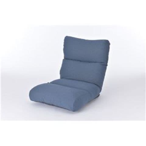 ふかふか座椅子 リクライニング ソファー 【インディゴ】 日本製 『KABUL-LT』【同梱不可】【代引不可】[▲][TP]
