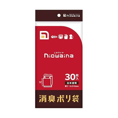 まとめ買い 日本サニパック ニオワイナ消臭袋 白半透明 310×350mm SS02 1パック(30枚) 【×50セット】  【同梱不可】【代引不可】[▲][TP]