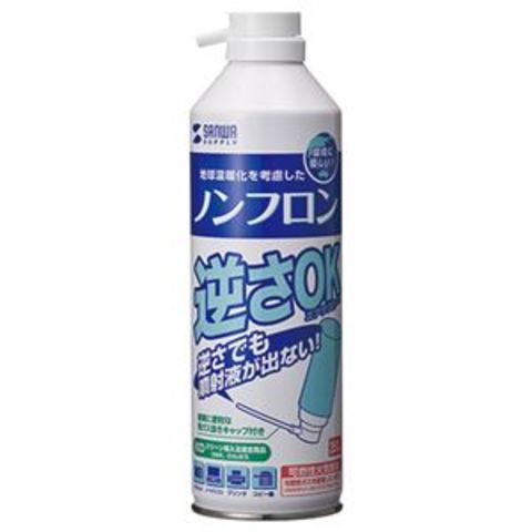 業務用 まとめ買い サンワサプライ ノンフロンエアダスター(逆さ使用OK) エコタイプ 350ml CD-31T 1セット(6本)【×2セット】  パソコン 周辺機器 OAクリーナー【同梱不可】【代引不可】[▲][TP]