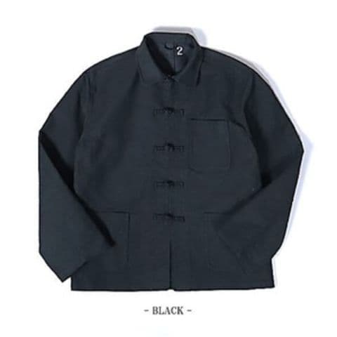 モールスキンチャイナジャケット ブラック 3（XLサイズ） ホビー【同梱不可】【代引不可】[▲][TP]