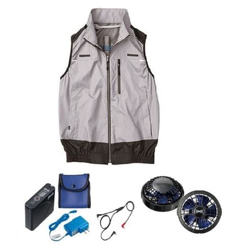 KU92010 空調服 R ポリエステル製 カジュアル FAN2200BR・RD9261