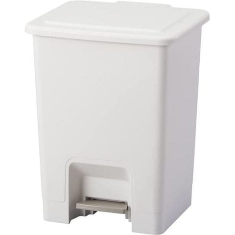 ごみ箱 エバン ペダルペール 14L ホワイト ｜ ゴミ箱 ダストボックス