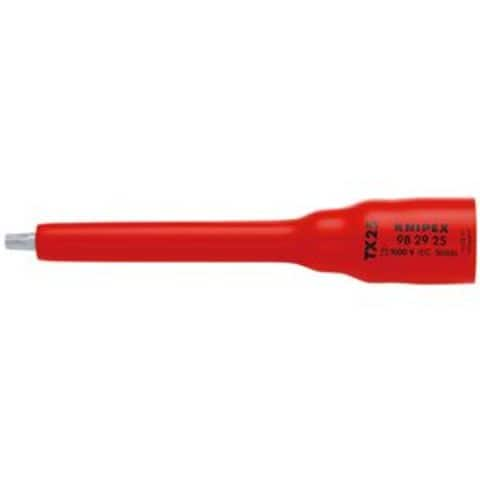 KNIPEX クニペックス ３／８ＳＱ 絶縁ソケットＴｘ２５ １０００Ｖ絶縁仕様 9829-25 【同梱不可】【代引不可】[▲][TP]