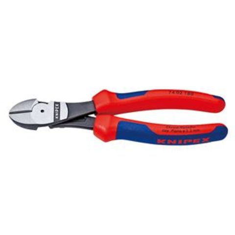 KNIPEX（クニペックス）7402-200 強力型斜ニッパー（硬線用） （SB） DIY 工具【同梱不可】【代引不可】[▲][TP]