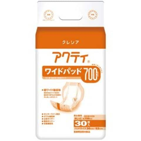 業務用10セット） 日本製紙クレシア アクティ ワイドパッド700 30枚(代