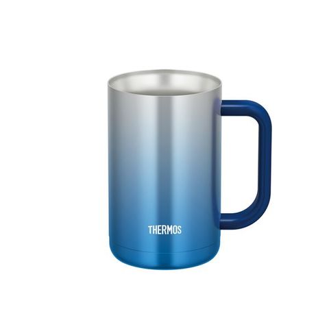 サーモス(THERMOS) 真空断熱ジョッキ 600ml スパークリングブルー JDK-600C 【代引不可】【同梱不可】[▲][TP]