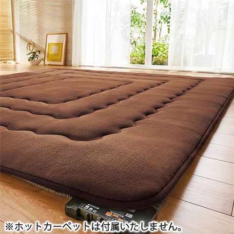 即納分ふわふわキルトラグマット絨毯3cm厚 2畳サイズ約185×185cm グリーン ラグ・カーペット