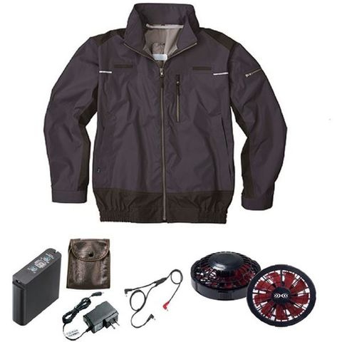 KU9055F 空調服 R 綿薄手 フルハーネス対応 FAN2300B・RD9261