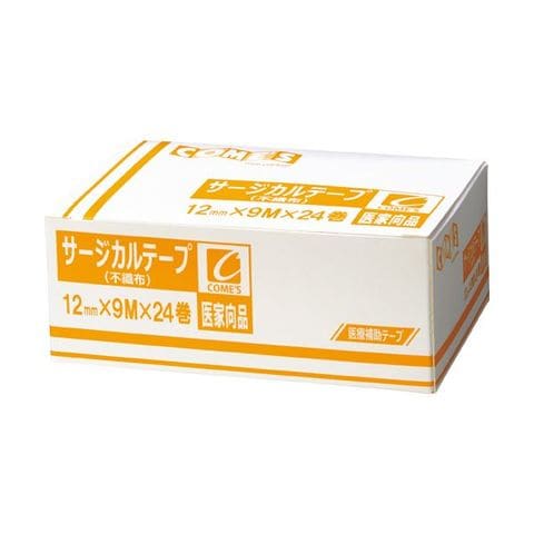 まとめ買い 業務用 ヨック サージカルテープ 不織布タイプ12mm×9m 1箱(24巻)【×5セット】 【同梱不可】【代引不可】[▲][TP]