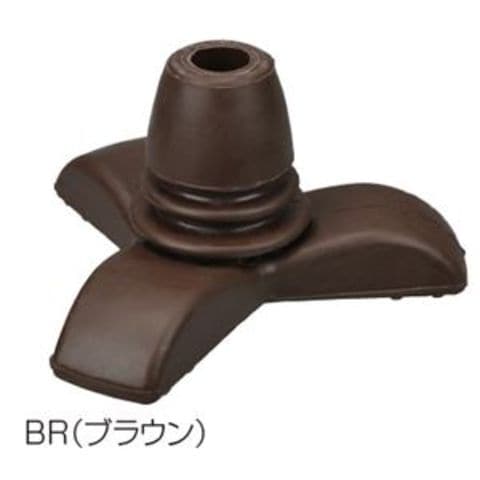 業務用セット RQステッキ専用3点式つえ先ゴム Mサイズ RQS-GM4-BR【×5