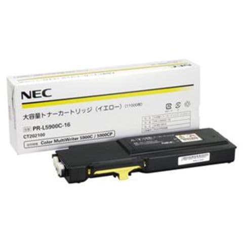 NEC 大容量トナーカートリッジ イエロー PR-L5900C-16 1個(代引不可)-