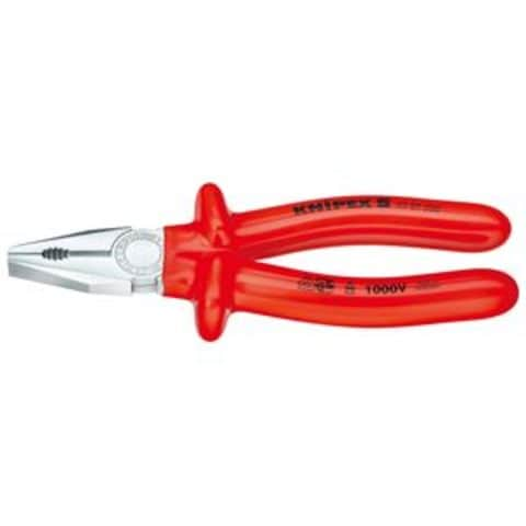 KNIPEX（クニペックス）0307-250 絶縁ペンチ 1000V DIY 工具【同梱不可】【代引不可】[▲][TP]