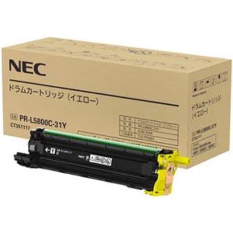 NEC ドラムカートリッジ イエローPR-L5800C-31Y 1個 パソコン 周辺機器 プリンター【同梱不可】【代引不可】[▲][TP]