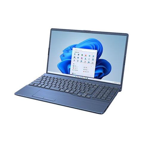 FUJITSU LIFEBOOK AH50/H1 ブルー (AMD Ryzen  75700U/16GB/SSD・256GB/DVDスーパーマルチ/Win11Home64/Office Home &Business  2021(個人向け)/15.6型) 【同梱不可】【代引不可】[▲][TP]