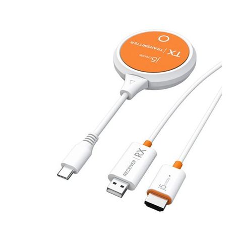 dショッピング |j5 Create USB-C toHDMI ワイヤレスエクステンダー 白