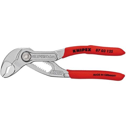 KNIPEX（クニペックス）工具 8703-125 コブラ ウォーターポンププライヤー【同梱不可】【代引不可】[▲][TP]