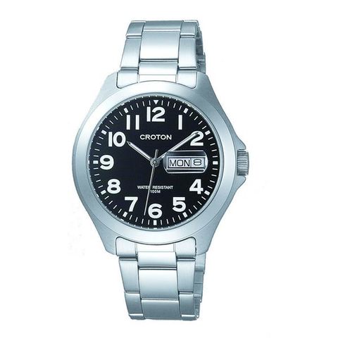 CROTON(クロトン) 腕時計 3針 デイデイト 10気圧防水 RT-144M-4 【同梱