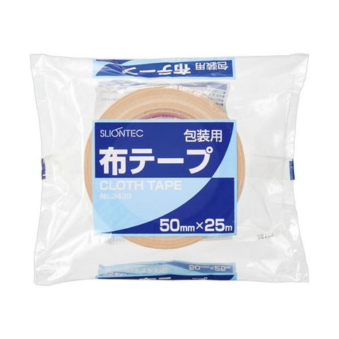 まとめ買い 業務用 スリオンテック 布テープ No.343 950mm×25m NO.3439-00 1巻【×30セット】  【同梱不可】【代引不可】[▲][TP]