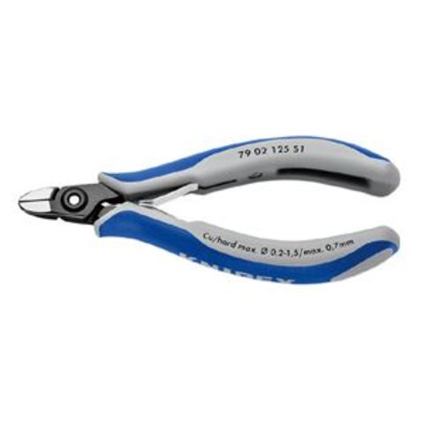 KNIPEX クニペックス エレクトロニクスニッパー 7902-125S1 【同梱不可】【代引不可】[▲][TP]