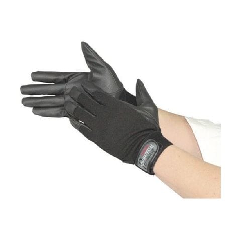 まとめ買い おたふく手袋 ピーユーウェーブ ブラック M K-18-BK-M 1双 【×10セット】 【代引不可】【同梱不可】[▲][TP]